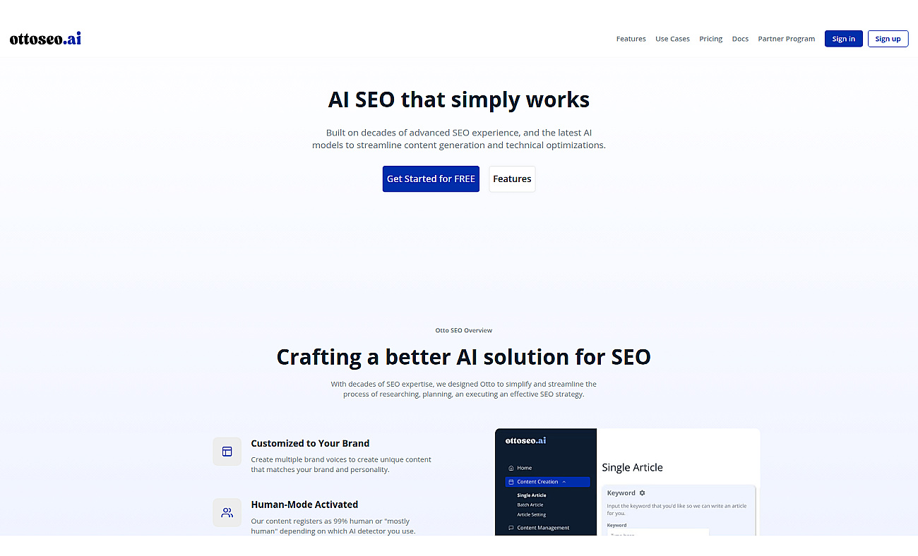 Otto SEO AI