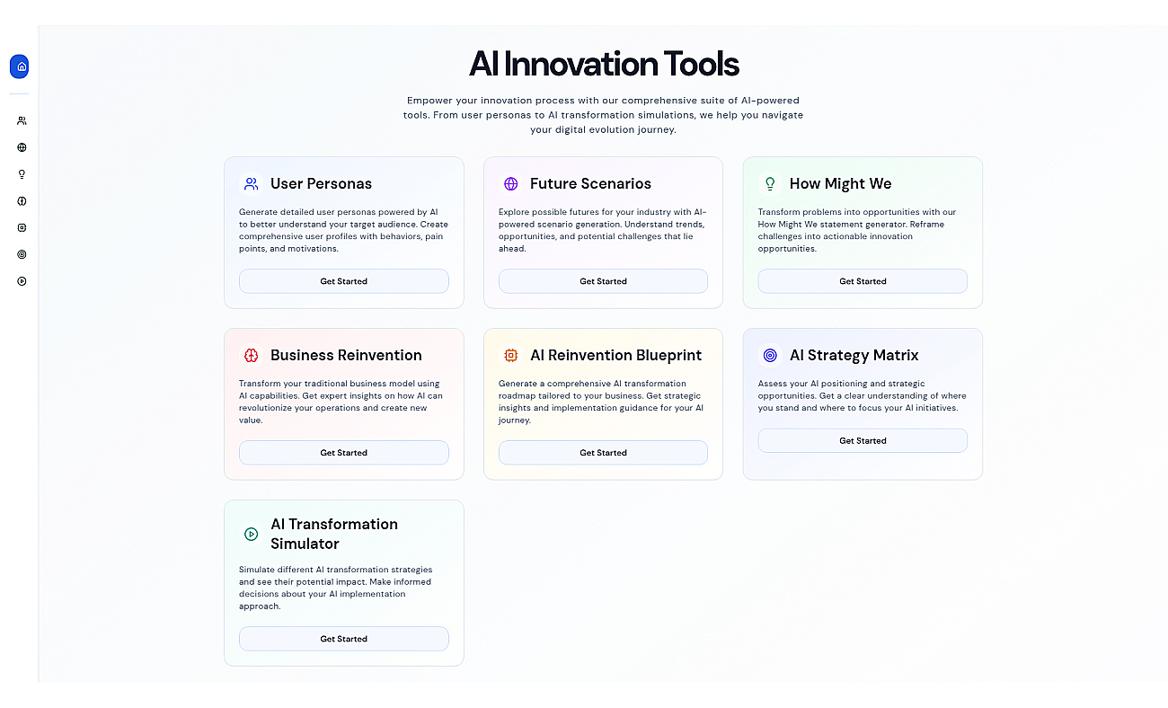 AI Toolbox for innovators
