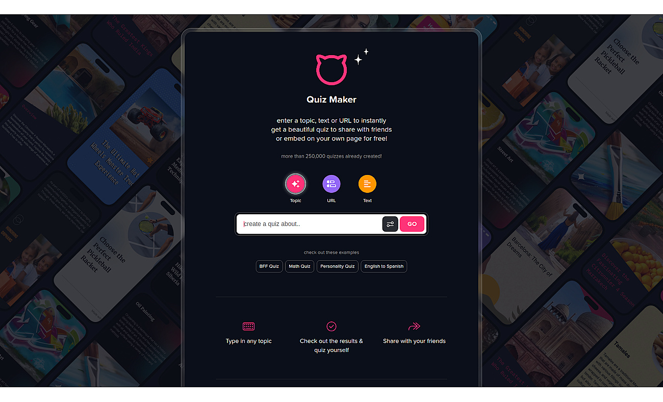 Piggy Quiz maker