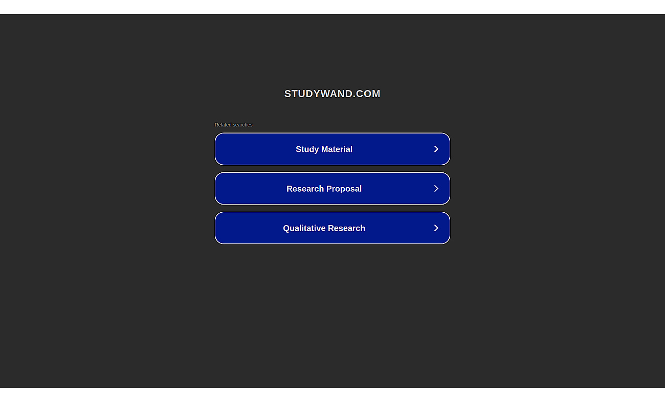 Studywand