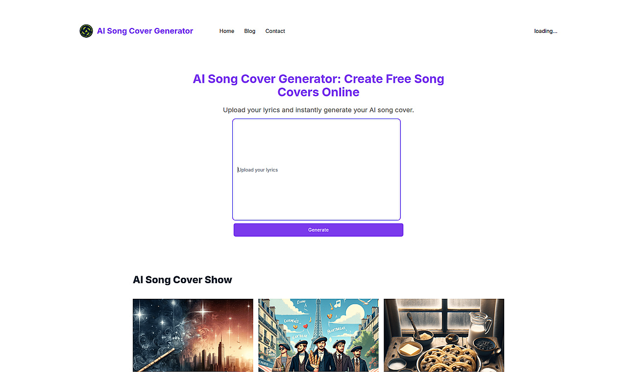 AI Song Cover Generator