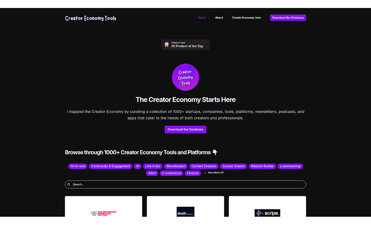 Creator Economy Tools