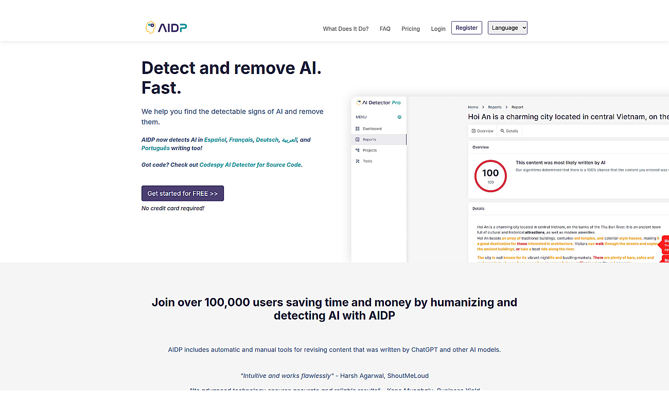 AI Detector Pro