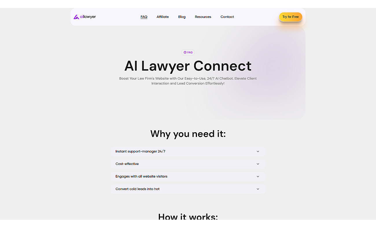 Connect by AI Lawyer