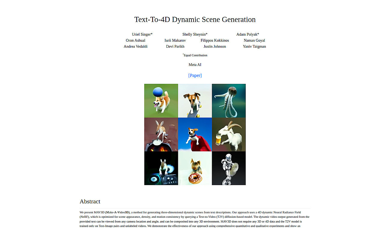 Text-To-4D