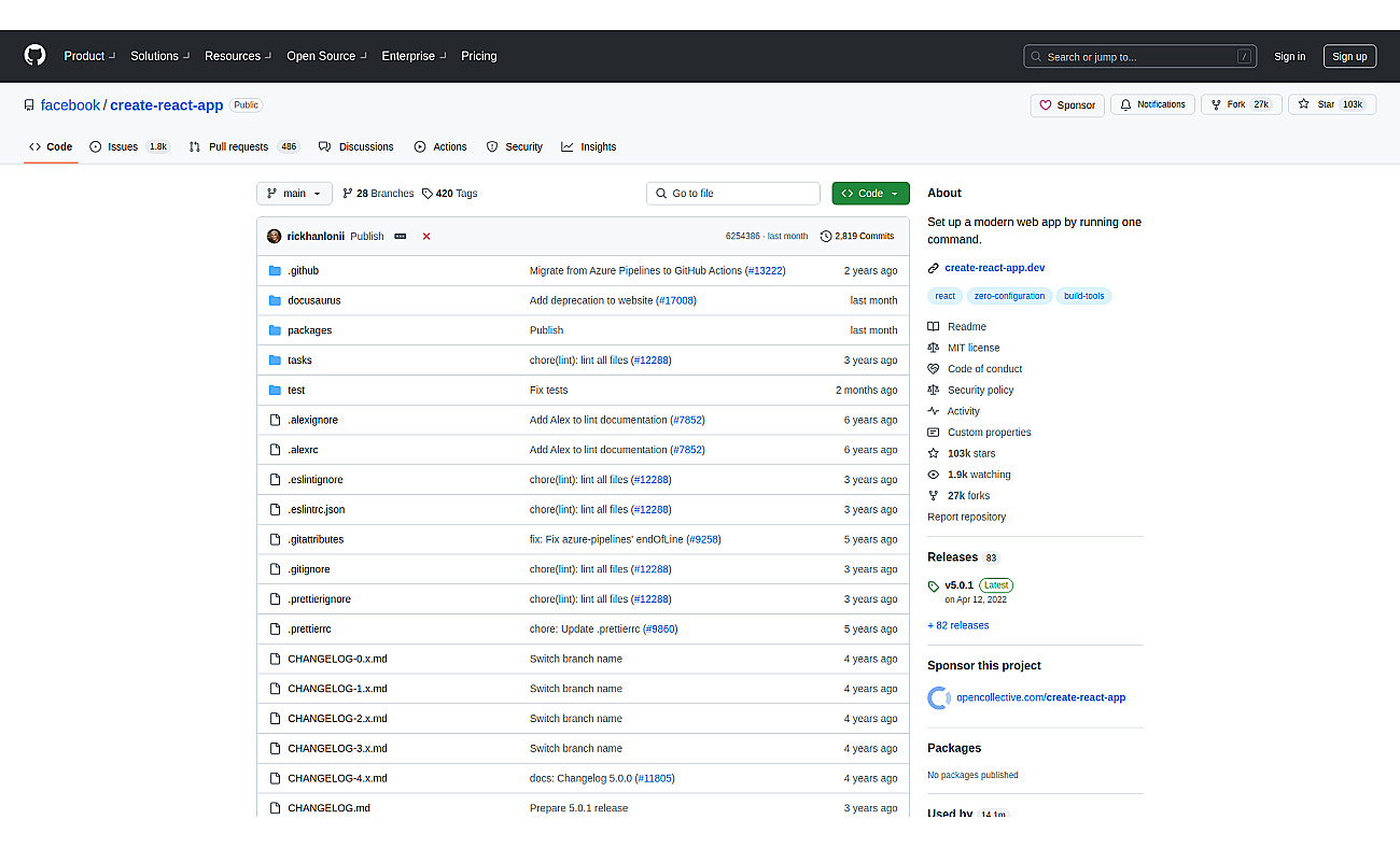 Create React App