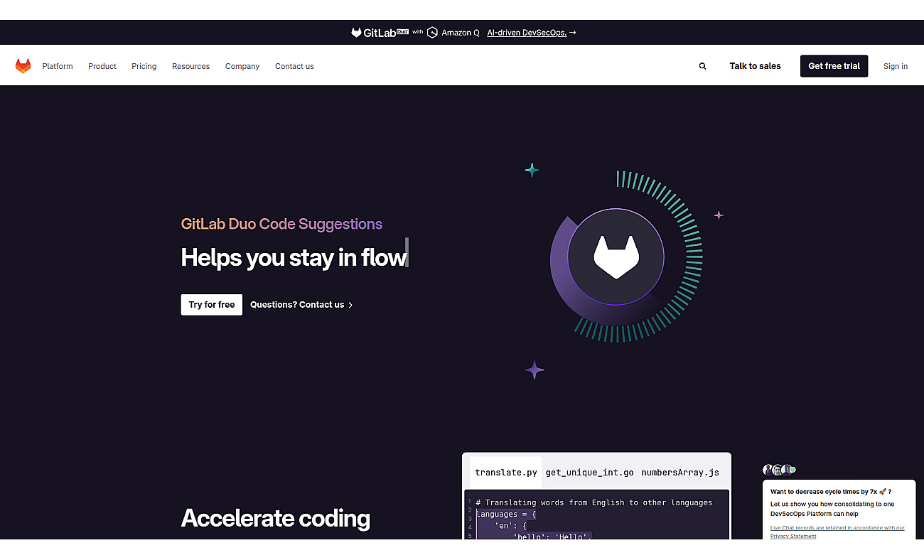 Gitlab code suggestions