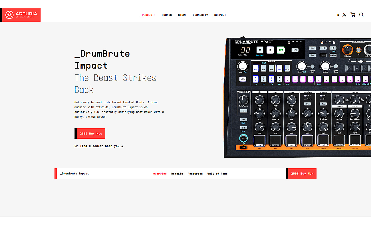 Arturia Drumbrute Impact