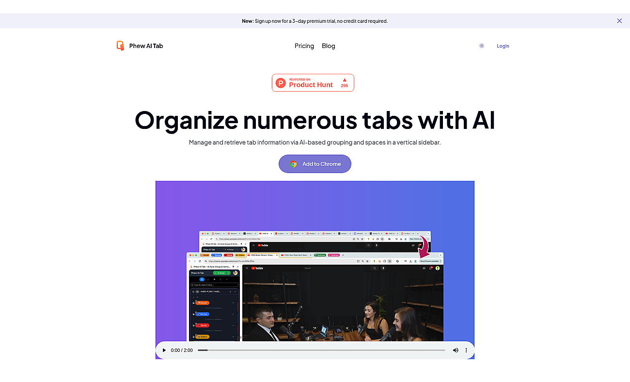 Phew ai tab