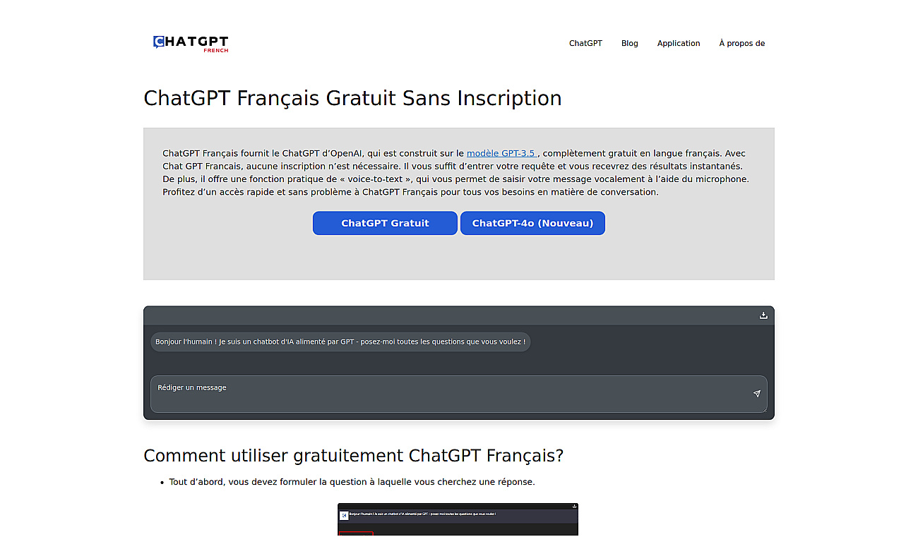 ChatGPT Français (French)