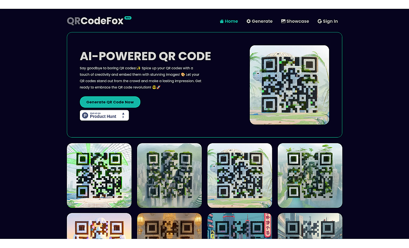 AI-Powered QR code