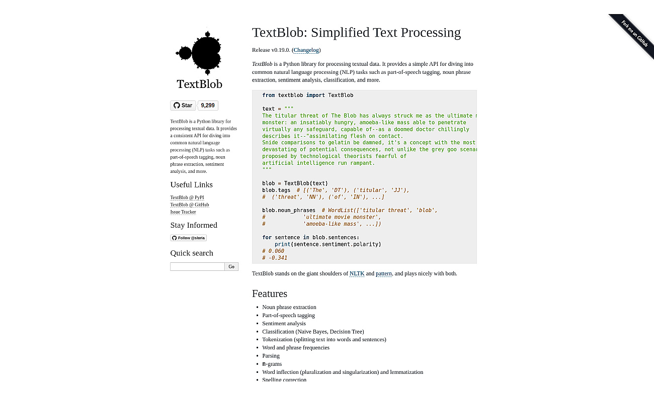 TextBlob