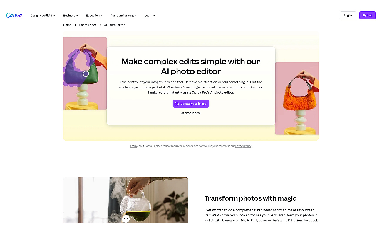 AI Photo Editor | Canva
