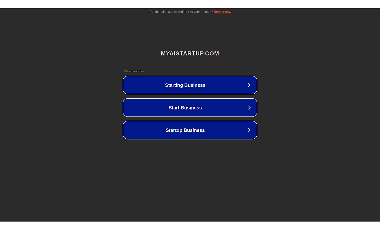 My AI Startup