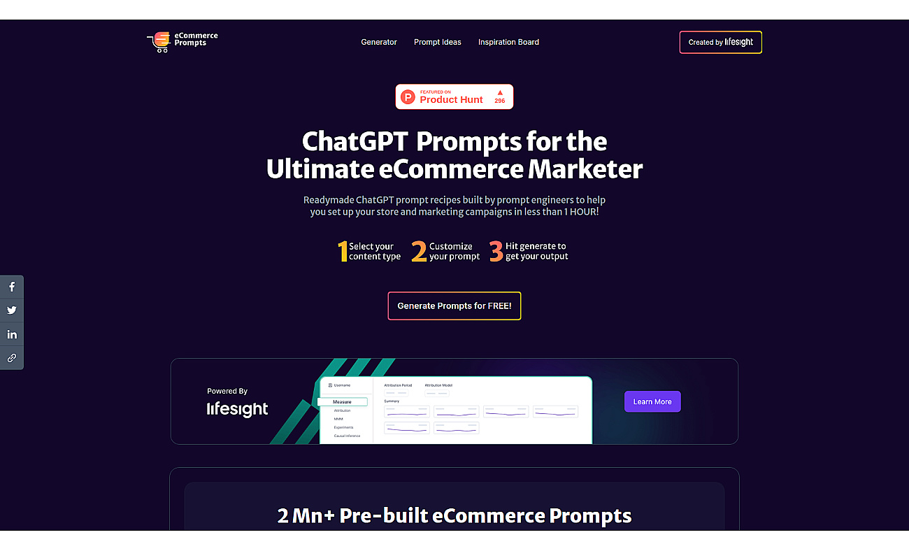 Ecommerce Prompts