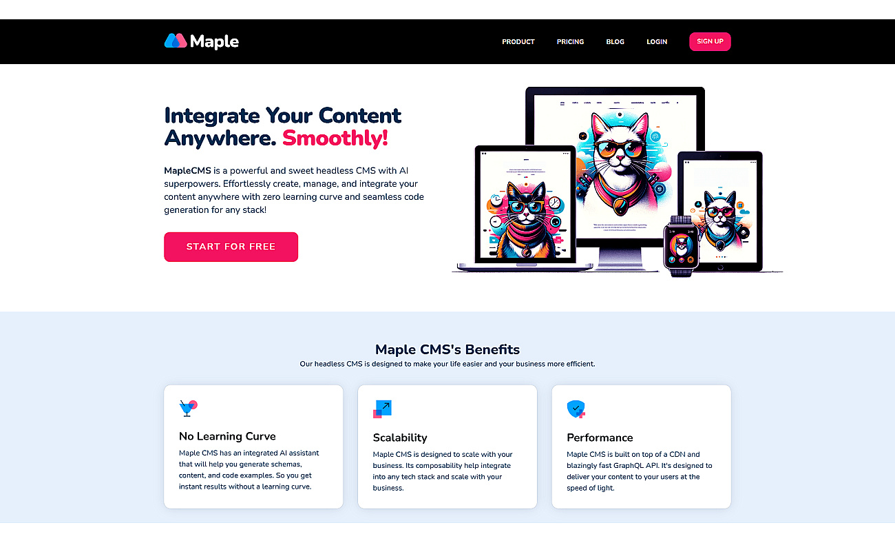 Maple CMS