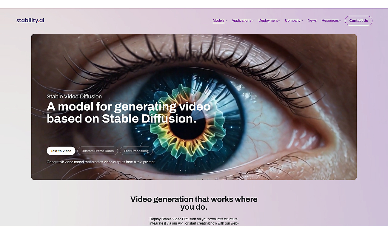 Stable Video Diffusion
