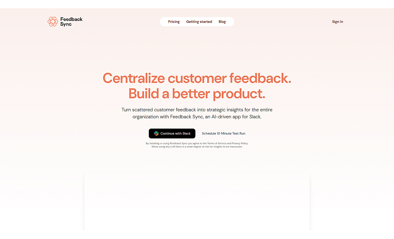 Feedback Sync