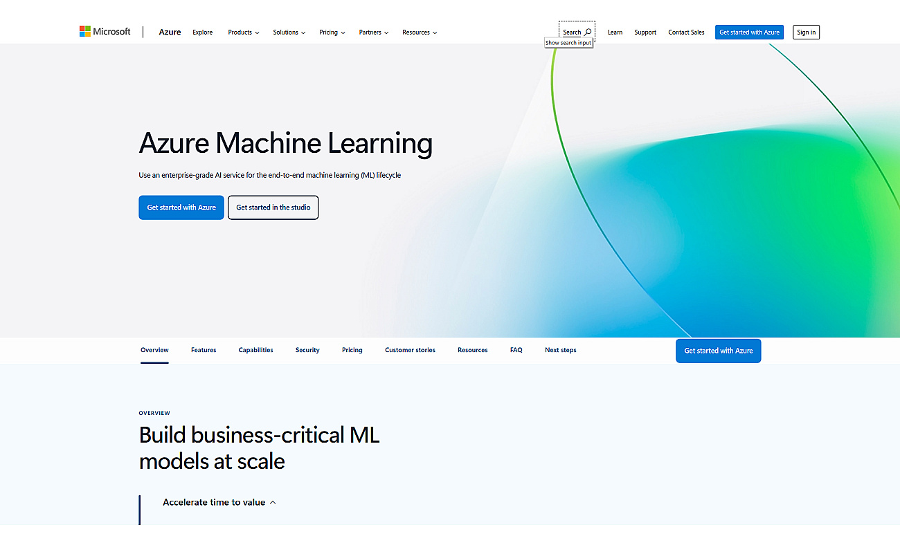 Azure Machine Learning Services