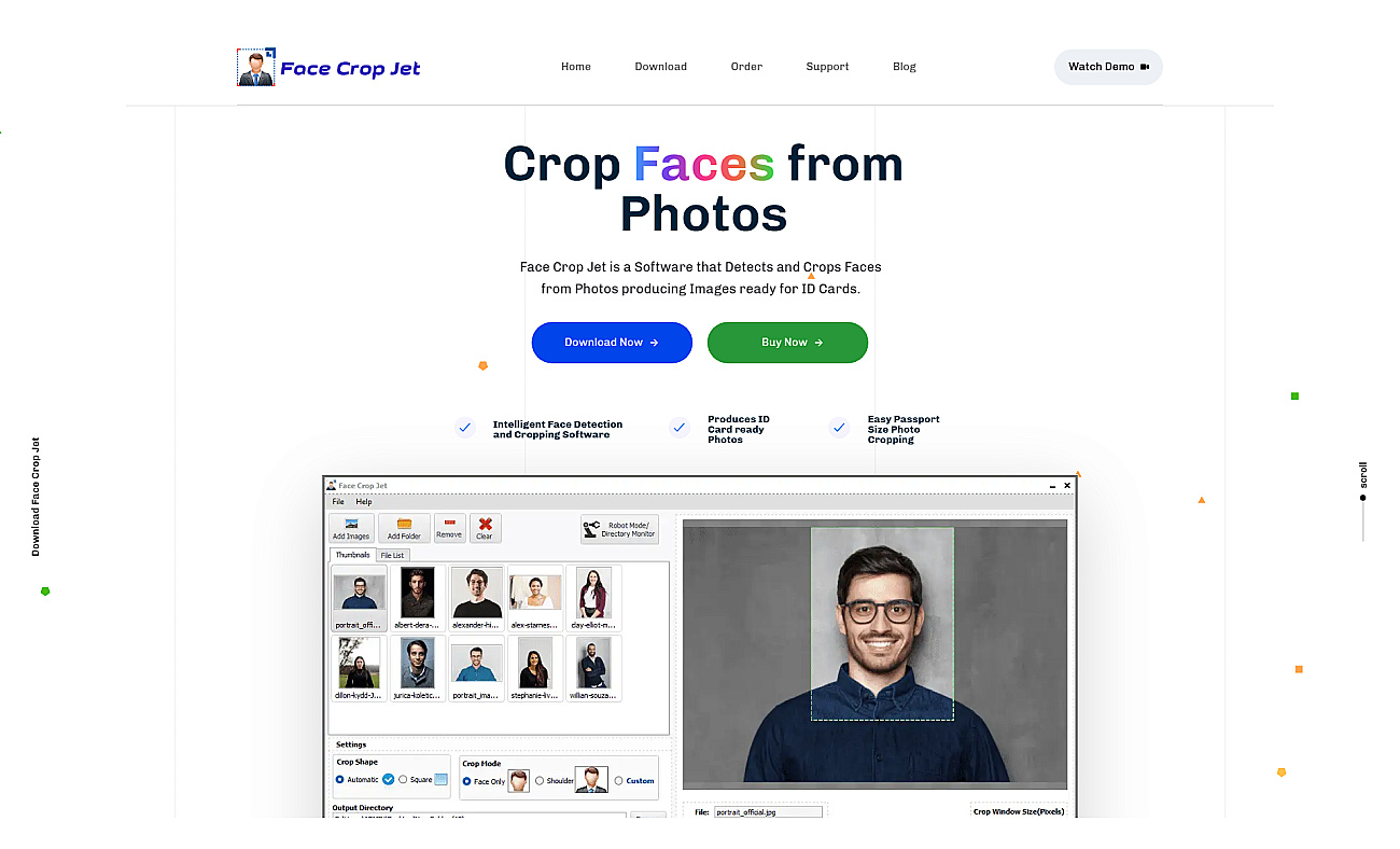 Face Crop Jet