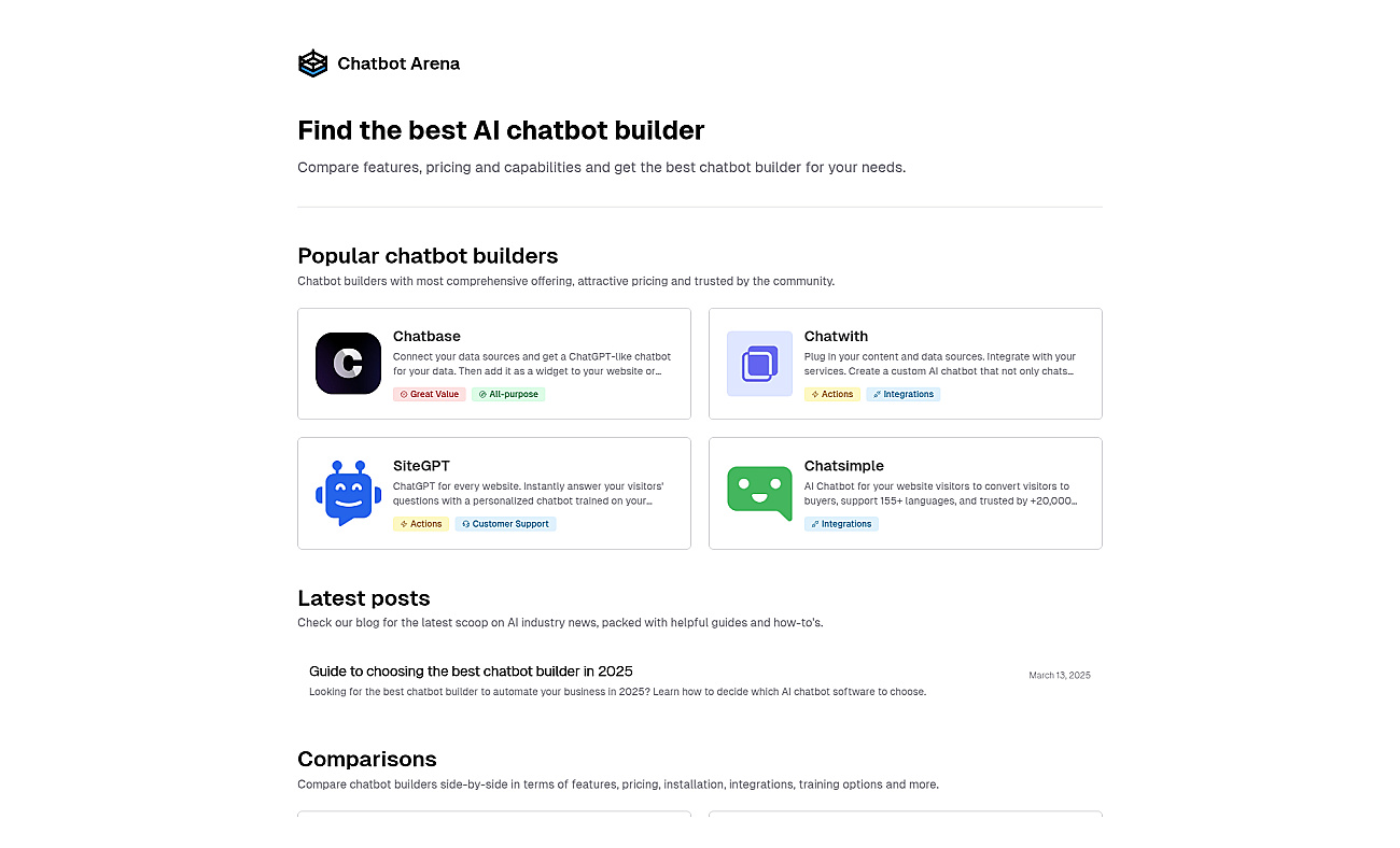 Chatbot arena