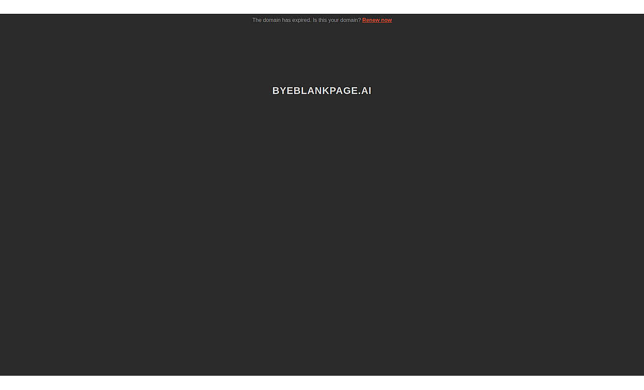 Bye Blank Page