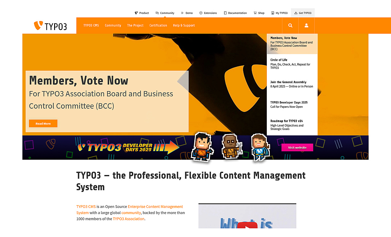 TYPO3 CMS
