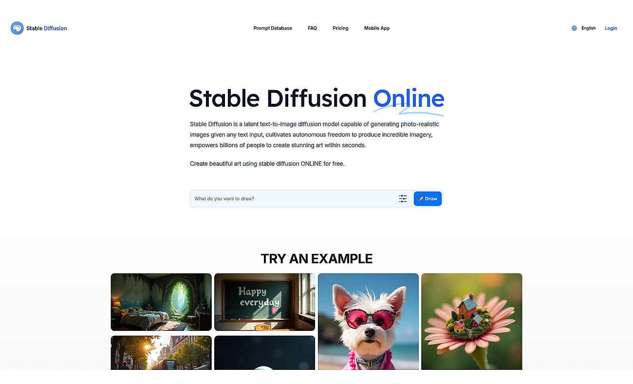 Stable Diffusion Online