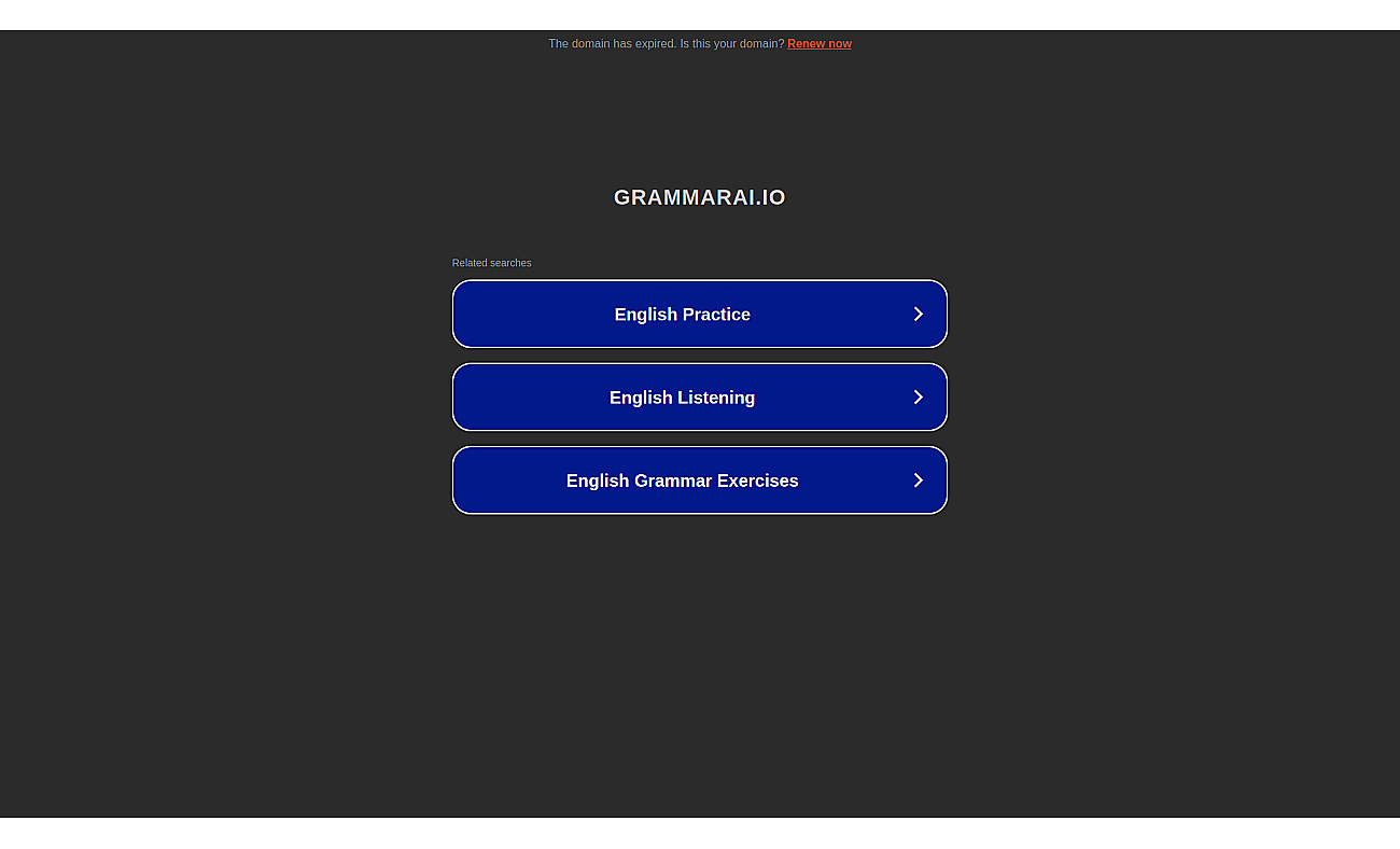 Grammar AI