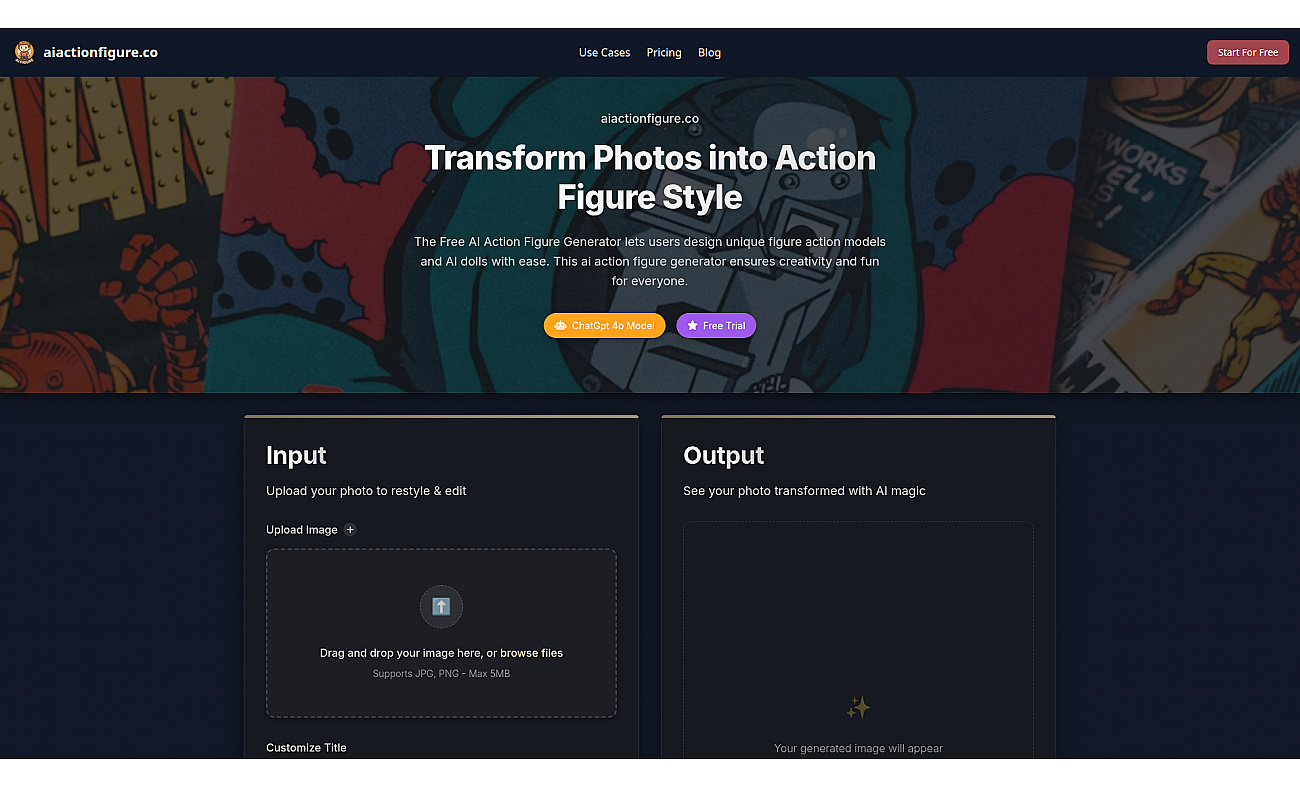 AI Action Figure Generator