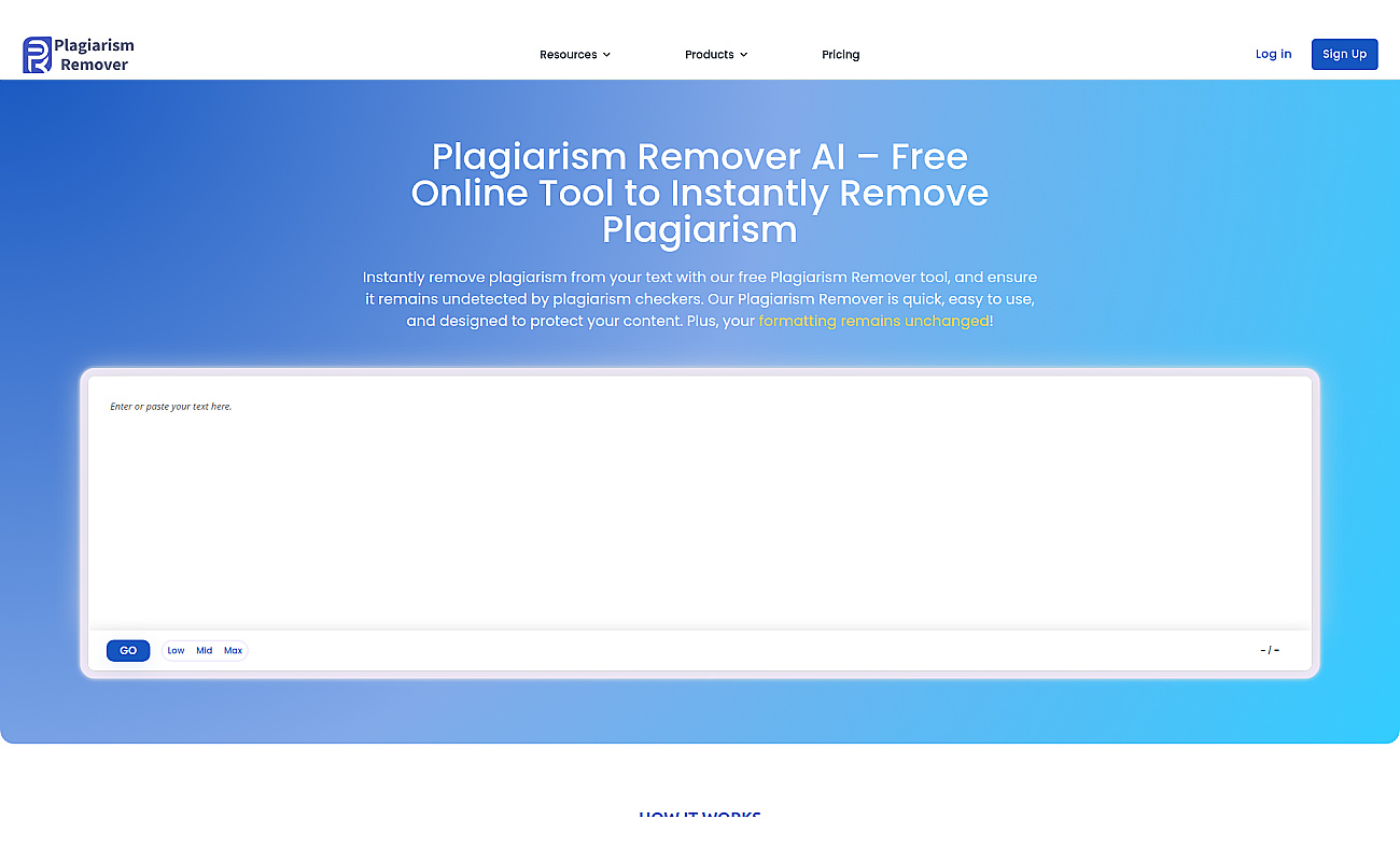 PlagiarismRemover.AI - Plagiarism Remover