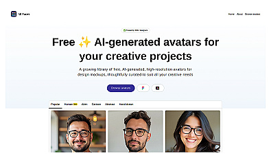 UI Faces with AI