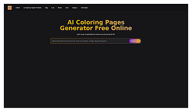 AI Coloring Pages