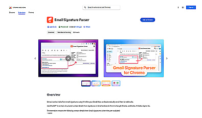 Email Signature Parser