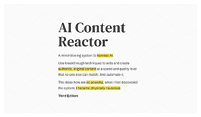 AI Content Reactor