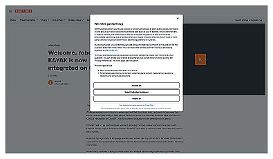 Kayak ChatGPT plugin