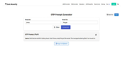 OTP Prompt Generator