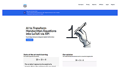 Math Handwriting API