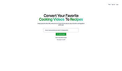 Video2Recipe