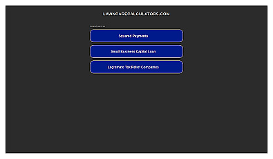 Lawn Care Calculator