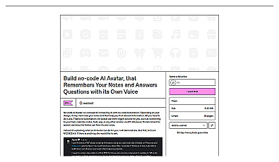 GPT-3 AI Avatar