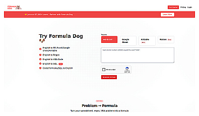 Formula Dog