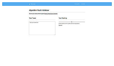 Algorithm Rank Validator
