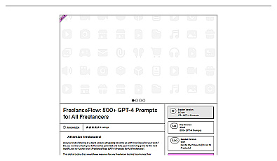 FreelancerFlow: GPT-4 Freelance Prompts