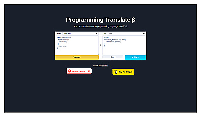 Programming Translate