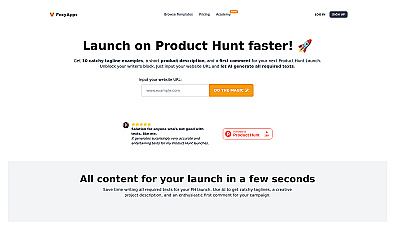 Product hunt launcher