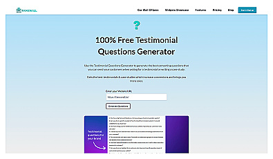 Testimonial Questions Generator