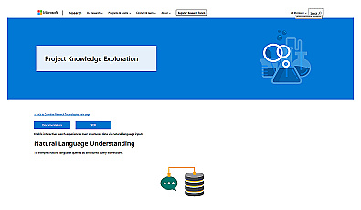Microsoft Knowledge Exploration