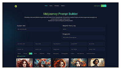 Midjourney Prompt Builder
