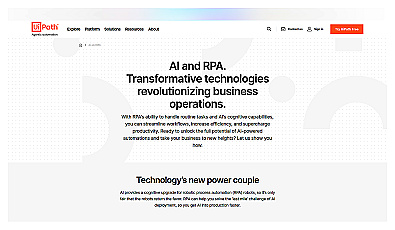 AI and RPA | UiPath